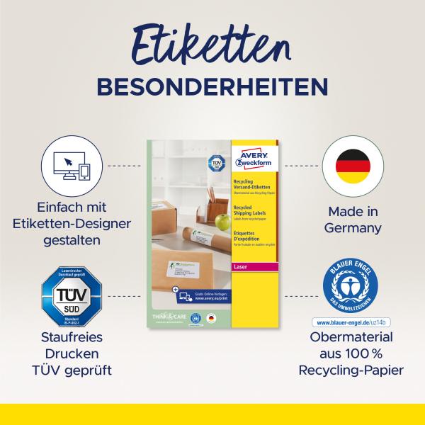 Avery zweckform adressetiketten 199,6x143,5mm lr7168100 recycling 200 stück - Avery-zweckform-lr7168100-4004182651643-02.jpg