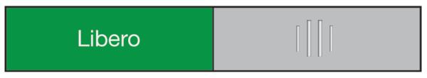 Berec türschild 37,4x152mm 314.089 alu, libero-occupato - Berec-314089-7640106625672