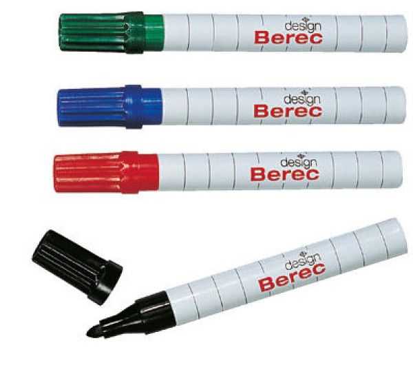 Berec whiteboard marker 1-4mm 952.04.99 4er etui klassiker - Berec-9520499-7640106622596