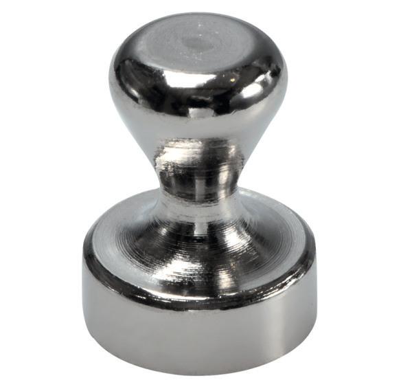 Berec griffmagnet metall 12mm gm12s.56 vernickelt 2 stück - Berec-gm12s56-7640106620868