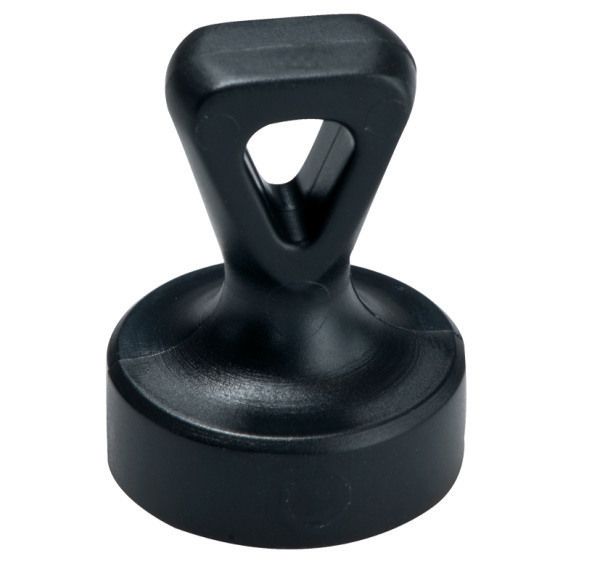 Berec griffmagnet kunststoff 17mm gm17s.01 Öse, schwarz 2 stück - Berec-gm17s01-7640106620929