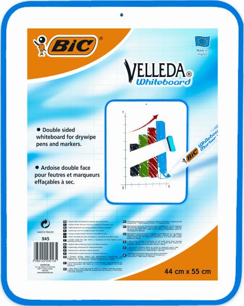 Bic velleda tafel 2451 1199024513 44x55cm weiss - Bic-1199024513-3086120245139