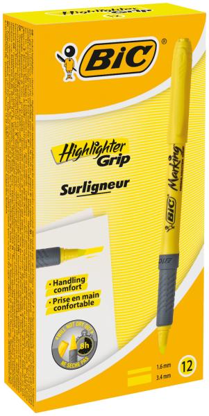 Bic highlighter grip 811935 gelb - Bic-811935-0070330331013-03.jpg