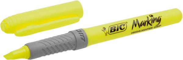 Bic highlighter grip 811935 gelb - Bic-811935-0070330331013