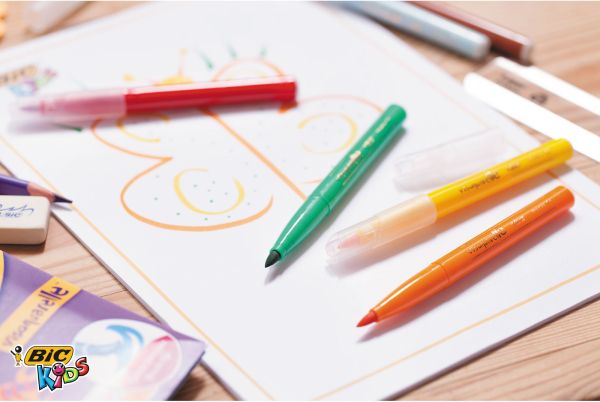 Bic kid visaquarelle 4,5mm 828964 10 farben, etui - Bic-828964-3270220001553