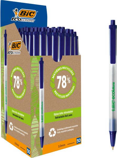 Bic kugelschreiber clicstic 0.4mm 8806891 blau - Bic-8806891-0070330178229