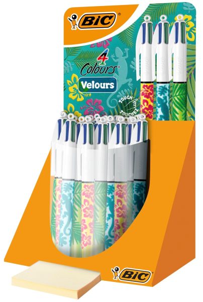 Bic kugelschreiber 4colours 0.32mm 9672781 velours, 4 farben 30 stück - Bic-9672781-3086123542549