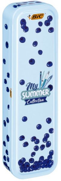 Bic summer metal box 978217 blue 4 stück - Bic-978217-3086123655393