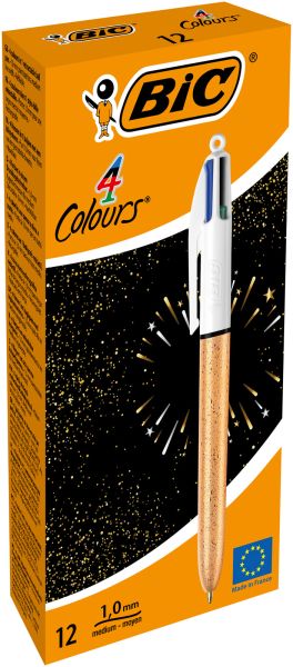 Bic kugelschreiber 1mm 992701 4 colours frozen 12 stück - Bic-992701-3086123595125