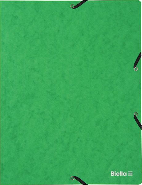 Biella gummibandmappe a4 17840130u grün, 355gm2 200 bl. - Biella-17840130u-7611365322183