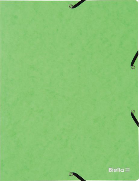 Biella gummibandmappe a4 17840131u hellgrün, 355gm2 200 bl. - Biella-17840131u-7611365426133