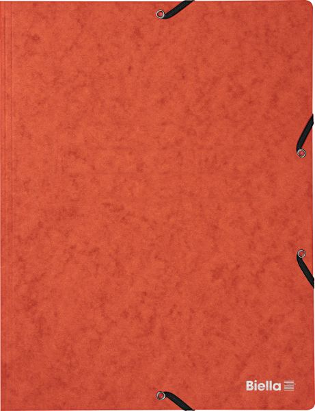 Biella gummibandmappe a4 17840135u orange, 355gm2 200 bl. - Biella-17840135u-7611365322206