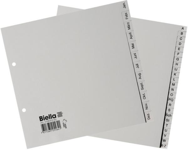 Biella register pp a4 1/2 h. 19642400u grau a-z 24-teilig - Biella-19642400u-7611365253845-04.jpg
