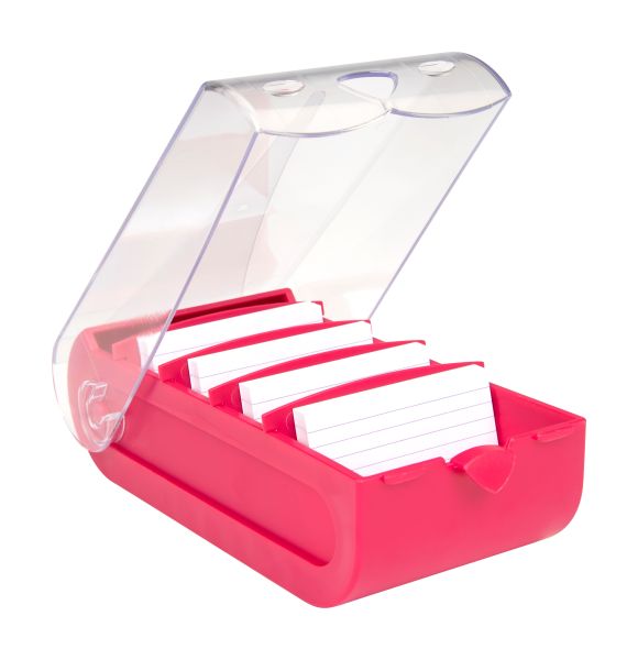Biella karteikartenbox bunny a7 20879140u pink 13.2x8.5x25cm - Biella-20879140u-7611365490929