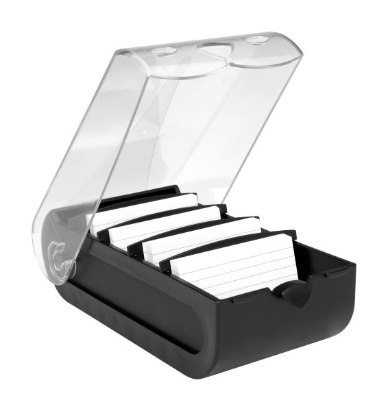 Biella karteikartenbox bunny a8 20885102u schwarz 10x6.2x19.5cm - Biella-20885102u-7611365491049