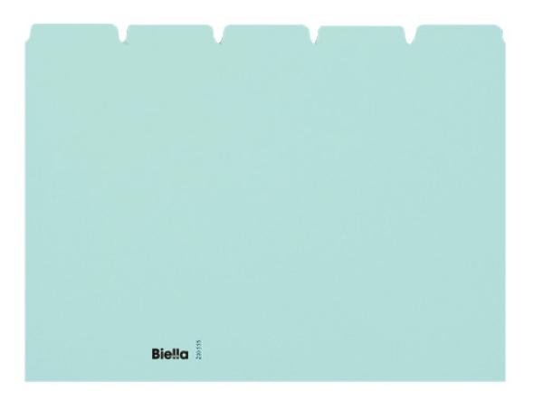 Biella kartei-leitkarten blanko a5 21055505u blau 25-teilig - Biella-21055505u-7611365210091