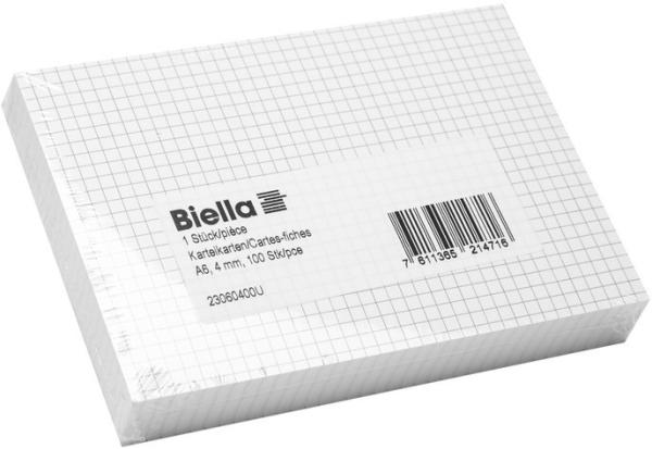Biella karteikarten kariert 4mm a6 23060400u weiss 100 stück - Biella-23060400u-7611365214716-02.jpg