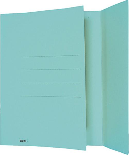 Biella einlagemappe m. klappe a4 25040105u blau 240g/m2 50 stück - Biella-25040105u-7611365216697