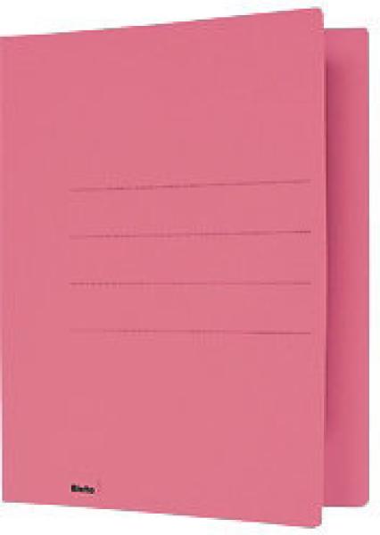 Biella einlagemappe m. klappe a4 25040145u rot 240g/m2 50 stück - Biella-25040145u-7611365216819