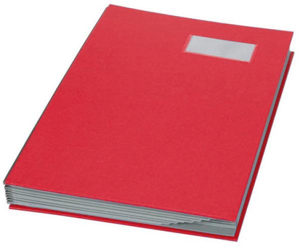 Biella unterschriftenmappe a4 34142045u rot 20-teilig - Biella-34142045u-7611365342211
