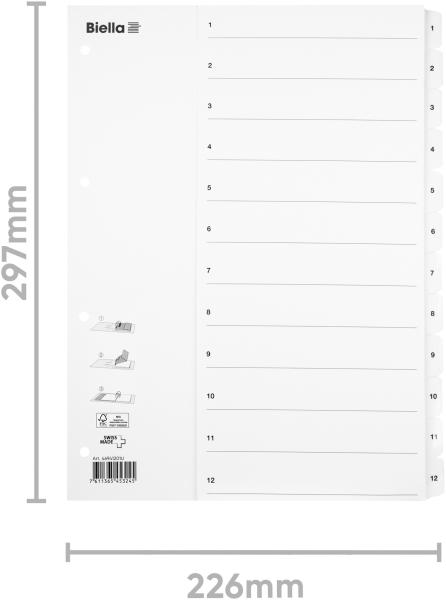 Biella kartonregister smartindex a4 46941201u weiss 1-12 - Biella-46941201u-7611365453245-02.jpg