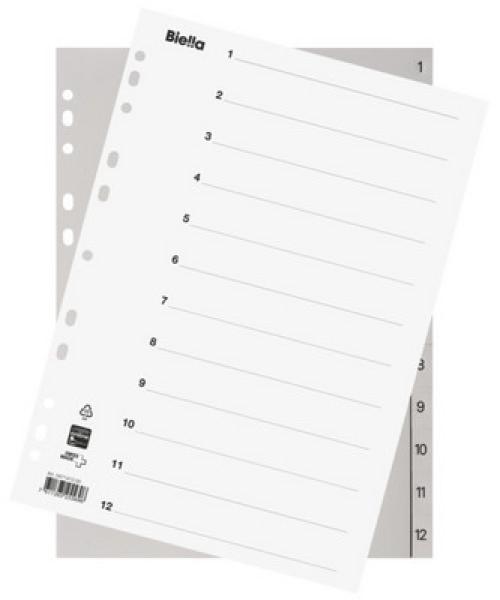 Biella register pp a4 47141200u grau 1-12 - Biella-47141200u-7611365255696
