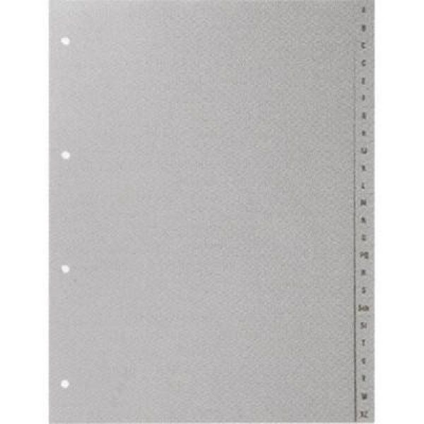 Biella register pp a4 47142400u grau 24-teilig a-z - Biella-47142400u-7611365255740