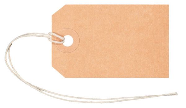 Biella anhänge-etiketten 35x55mm 56105500u braun 50 stück - Biella-56105500u-7611365357567