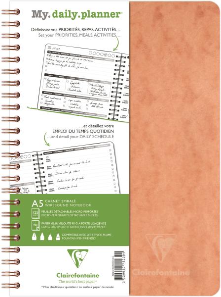 Biella agenda agebag undatiert 78239c my daily 125 blatt tabak a5 - Biella-78239c-3329680782394