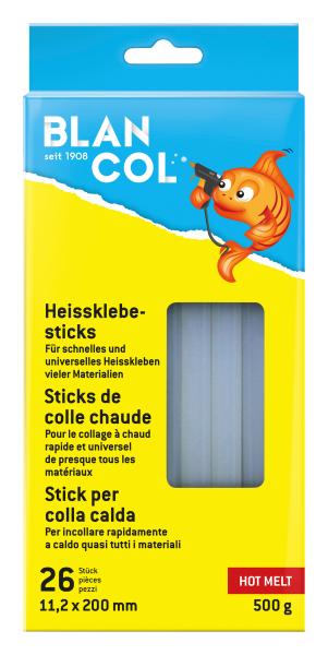 BLANCOL Heissklebesticks 32408 11.2x200mm, rund 26 Stück