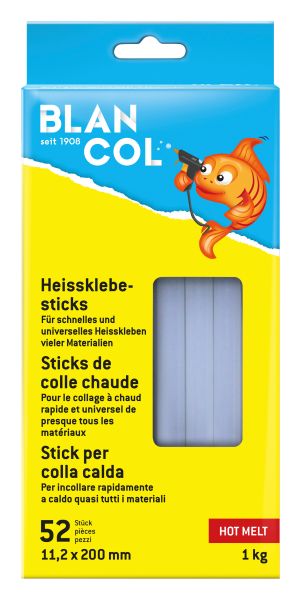 Blancol heissklebesticks 32409 11.2x200mm, rund 52 stück - Blancol-32409-7610067324099