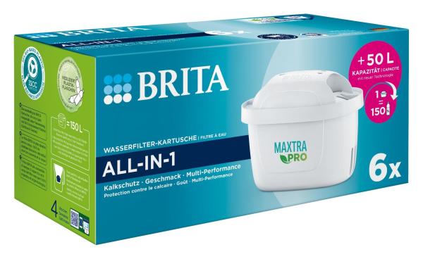 Brita kartuschen maxtra+ 1050840 6 stück - Brita-1050840-4006387122041