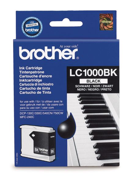 Brother tintenpatrone schwarz lc-1000bk dcp-130c/mfc-240c 500 seiten - Brother-lc-1000bk-4977766643870