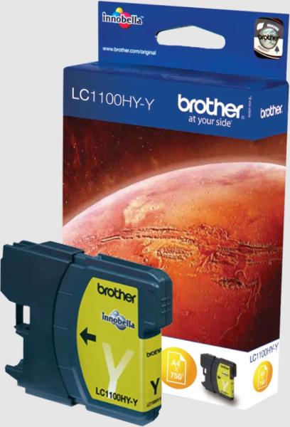 Brother tintenpatrone hy yellow lc-1100hyy mfc-6490cw 750 seiten - Brother-lc-1100hyy-4977766659901-02.jpg