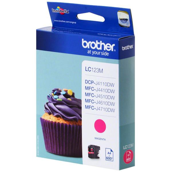 Brother tintenpatrone magenta lc-123m dcp-j411odw 600 seiten - Brother-lc-123m-4977766713917-02.jpg