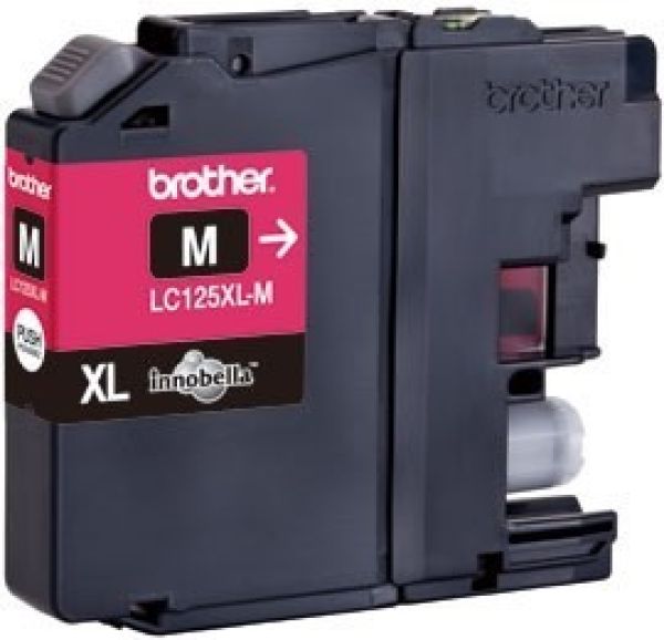 Brother tintenpatrone xl magenta lc-125xlm dcp-j4110dw 1200 seiten - Brother-lc-125xlm-4977766713955