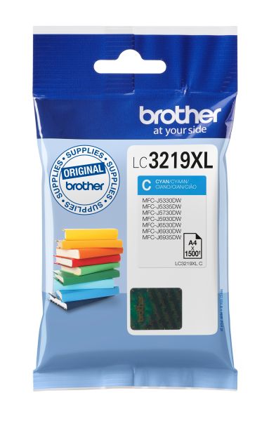 Brother tintenpatrone xl cyan lc-3219c mfc-j6530dw 1500 seiten - Brother-lc-3219c-4977766762199
