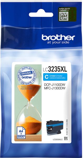 Brother tintenpatrone hy cyan lc-3235xlc dcp-j1100dw 5000 seiten - Brother-lc-3235xlc-4977766787215
