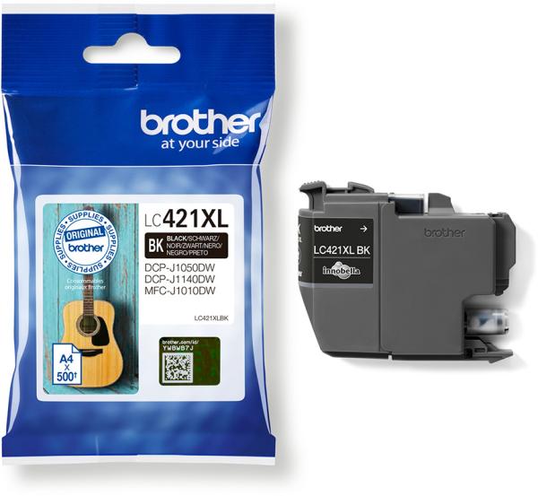 Brother tintenpatrone hy schwarz lc-421xlbk dcp-j1050 500 seiten - Brother-lc-421xlbk-4977766810401-02.jpg