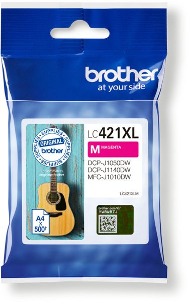 Brother tintenpatrone hy magenta lc-421xlm dcp-j1050 500 seiten - Brother-lc-421xlm-4977766810425