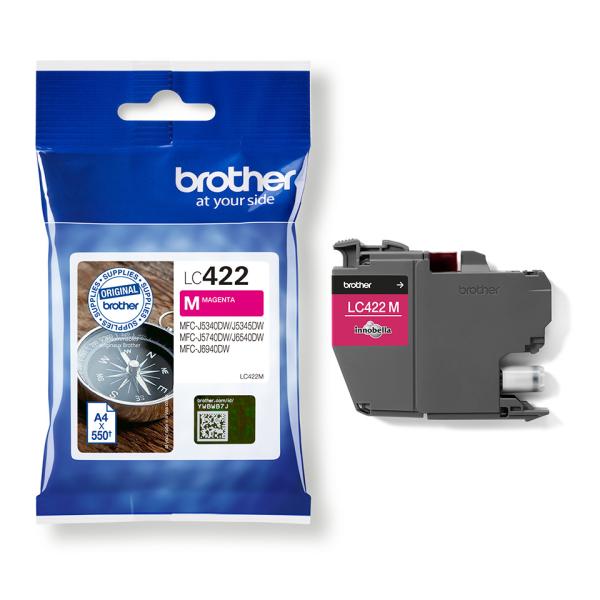 Brother tintenpatrone magenta lc-422m mfc-j5340 550 seiten - Brother-lc-422m-4977766815567-03.jpg