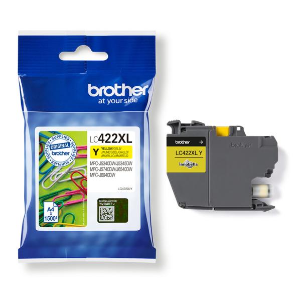 Brother tintenpatrone hy yellow lc-422xly mfc-j5340 1500 seiten - Brother-lc-422xly-4977766815611-03.jpg