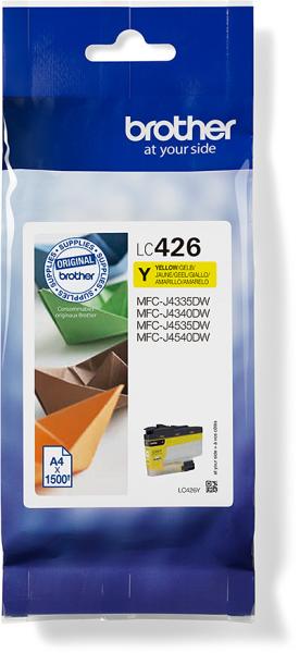 Brother tintenpatrone yellow lc-426y mfc-j4335 1500 seiten - Brother-lc-426y-4977766809504-03.jpg