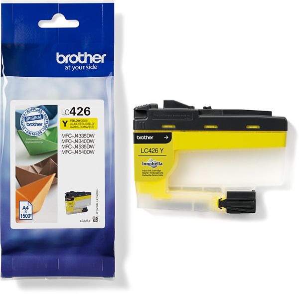 Brother tintenpatrone yellow lc-426y mfc-j4335 1500 seiten - Brother-lc-426y-4977766809504