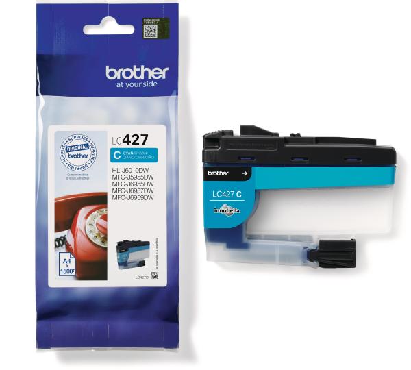 Brother tintenpatrone cyan lc-427c mfc-j5955 1500 seiten - Brother-lc-427c-4977766815475-02.jpg