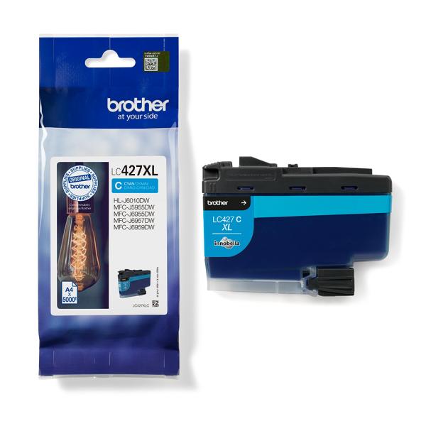 Brother tintenpatrone hy cyan lc-427xlc mfc-j5955 5000 seiten - Brother-lc-427xlc-4977766815512-02.jpg