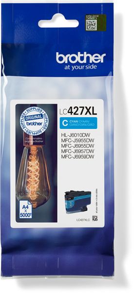 Brother tintenpatrone hy cyan lc-427xlc mfc-j5955 5000 seiten - Brother-lc-427xlc-4977766815512