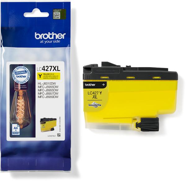 Brother tintenpatrone hy yellow lc-427xly mfc-j5955 5000 seiten - Brother-lc-427xly-4977766815536-02.jpg