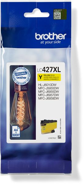 Brother tintenpatrone hy yellow lc-427xly mfc-j5955 5000 seiten - Brother-lc-427xly-4977766815536
