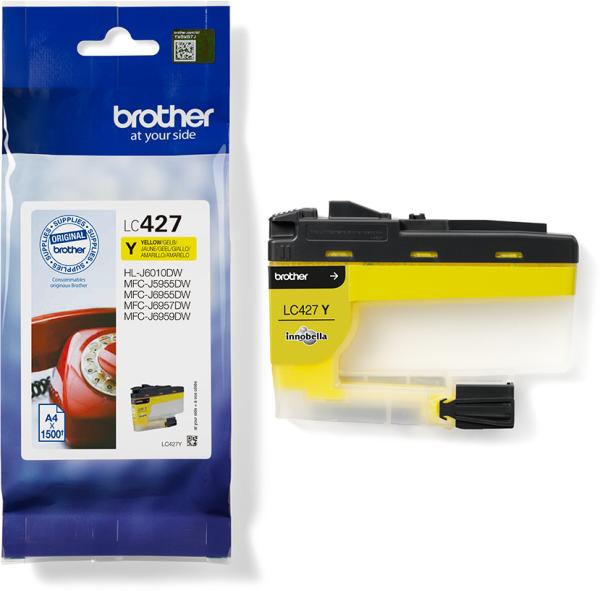 Brother tintenpatrone yellow lc-427y mfc-j5955 1500 seiten - Brother-lc-427y-4977766815505-02.jpg